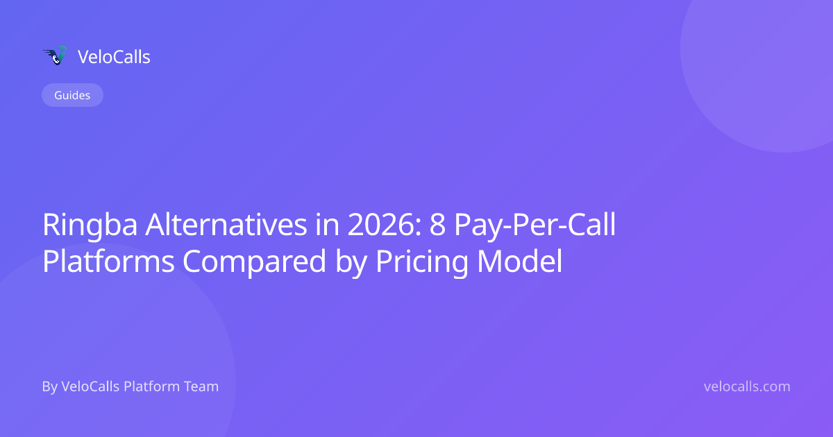 Ringba Alternatives in 2026: 8 Pay-Per-Call Platforms Compared by Pricing Model